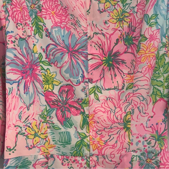 Lilly Pulitzer Darlah Stretch Wrap Dress Size 10 - Picture 9 of 10